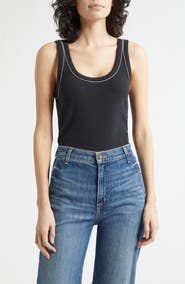 Cinq à Sept Wilma Crystal Embellished Tank