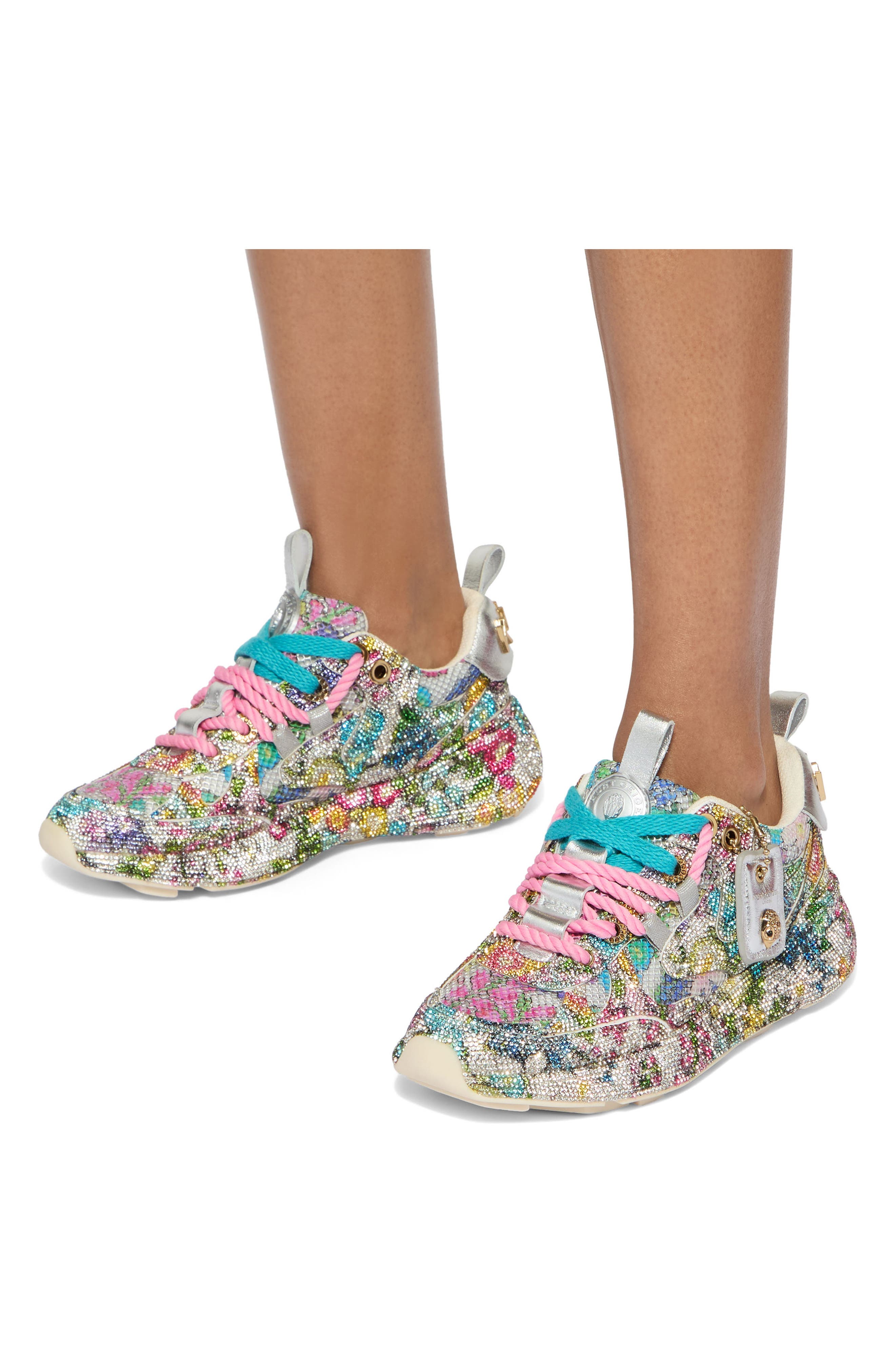 Embellished Runner Sneaker, Alternate, color, EMBELLISHED