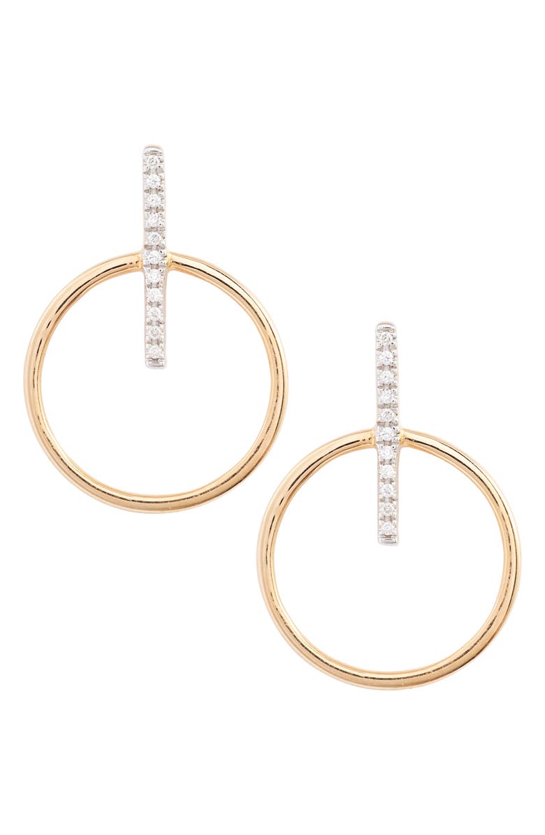 Bony Levy Kiera Circle Drop Earrings, Main, color, 