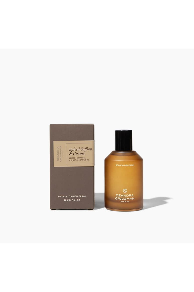 Spiced Saffron & Citrine Room & Linen Spray, Main, color, Gold