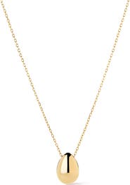 Ana Luisa Gold Pendant Necklace - Gold Teardrop Necklace