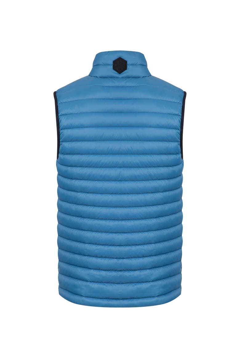 Langtree Showerproof Padded Gilet, Alternate, color, Washed Blue