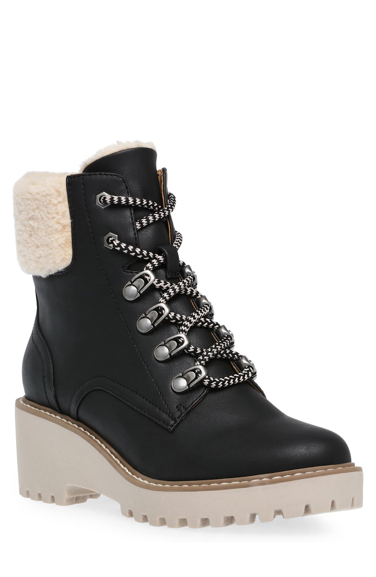 DV by Dolce Vita Dolce VIta Russit Faux Fur Trimmed Boot, Main, color, 