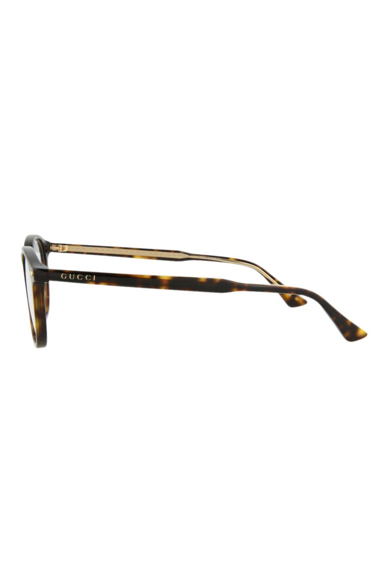 49mm Round Optical Glasses, Alternate, color, HAVANA HAVANA TRANSPARENT