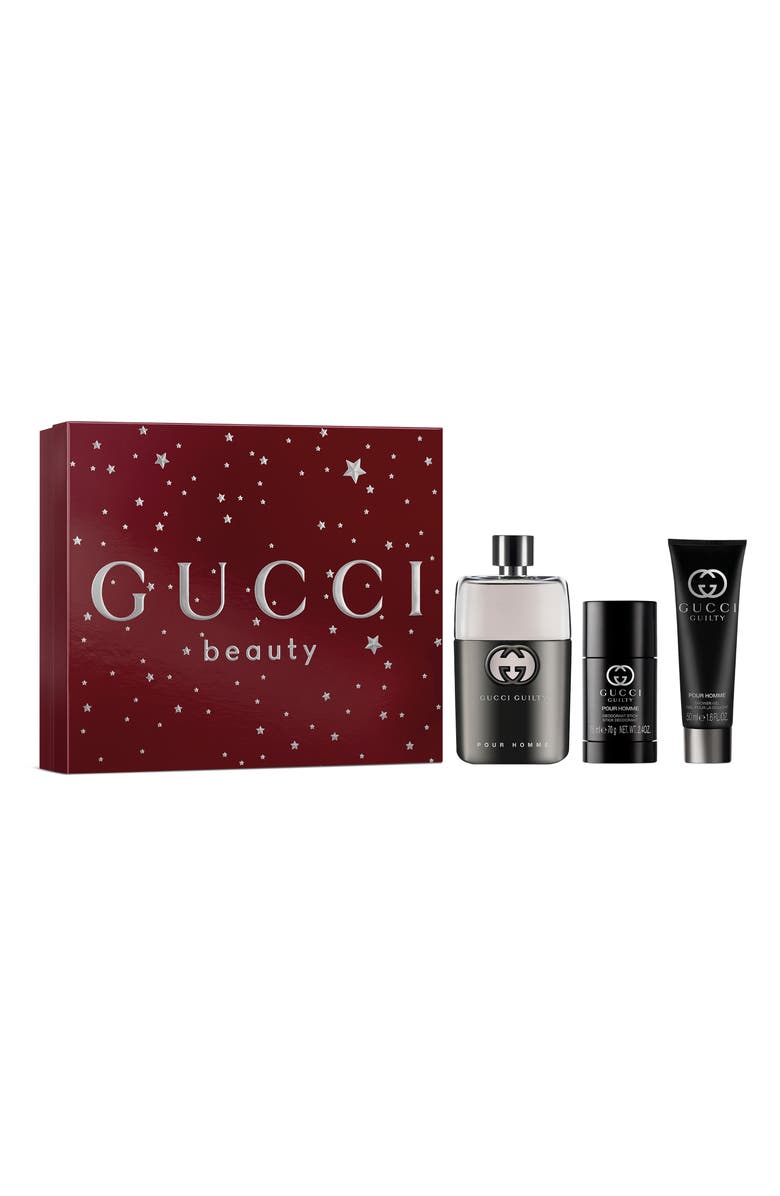 Gucci Guilty Pour Homme Eau de Toilette Set $183 Value, Main, color,