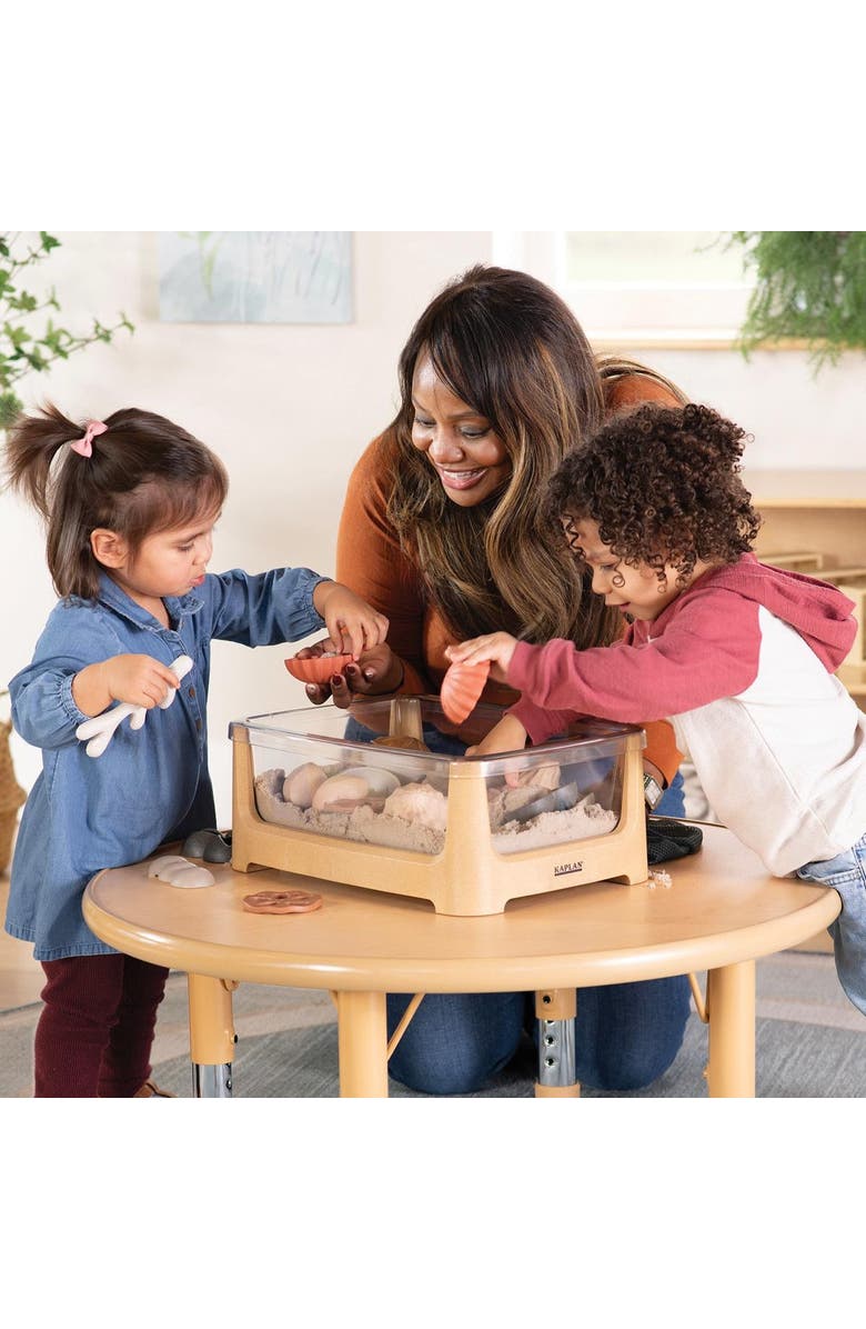 Kaplan Early Learning Company Tabletop Sand and Water Table, Alternate, color, Beige