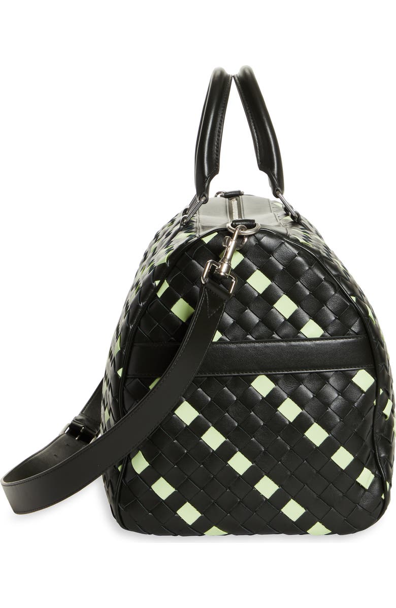 Bottega Veneta Medium Intrecciato Leather Duffle Bag, Alternate, color,