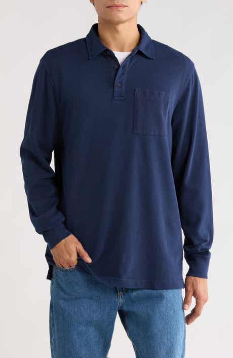 Treasure & Bond Long Sleeve Heavyweight Jersey Polo