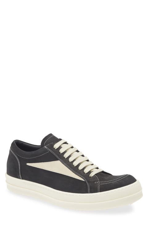 【関税＆送料込み】Rick Owens Home & Lifestyle Rick Owens Leather Sneakers in Gray | SVD USA