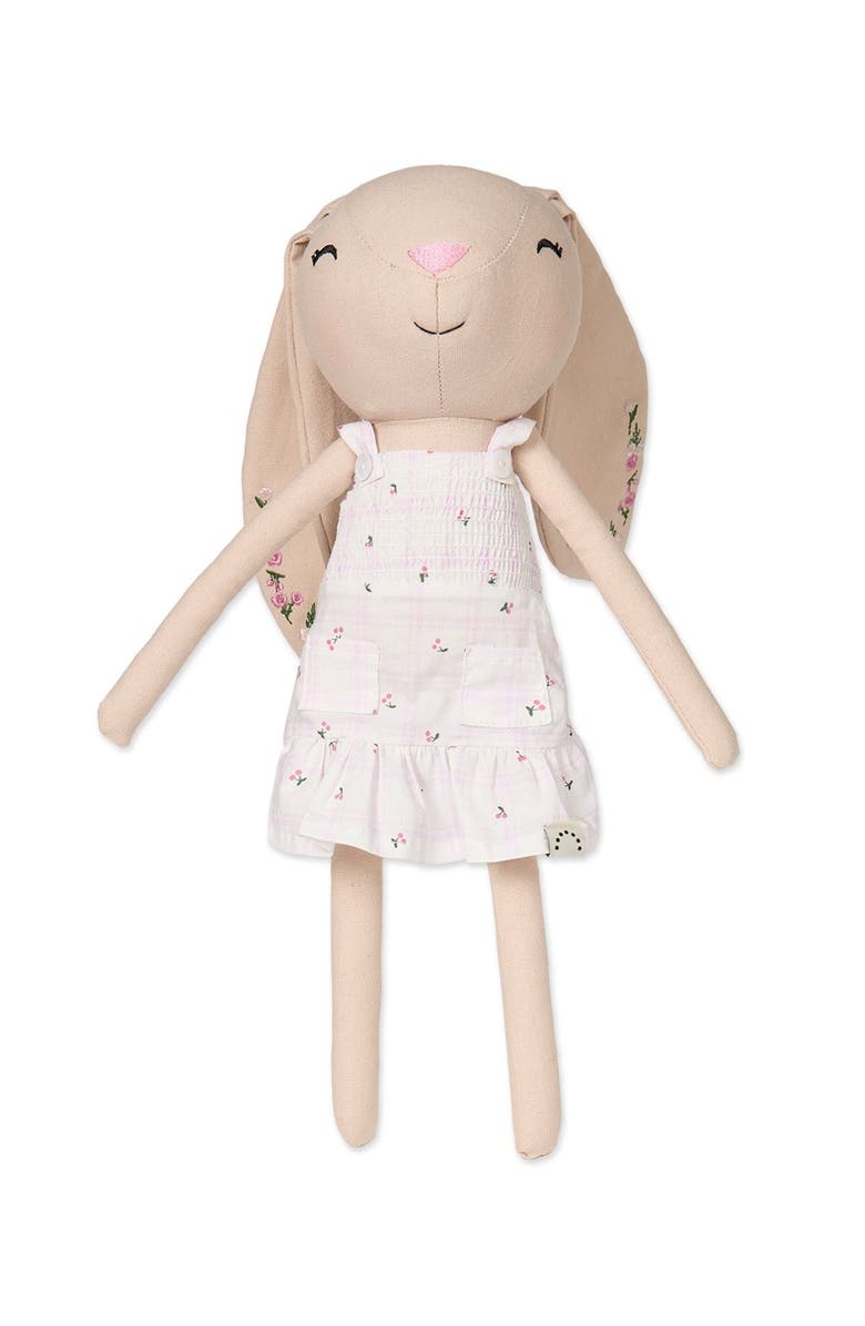 MiniMoi Bella Cotton/Linen Bunny Doll, Alternate, color, Pink