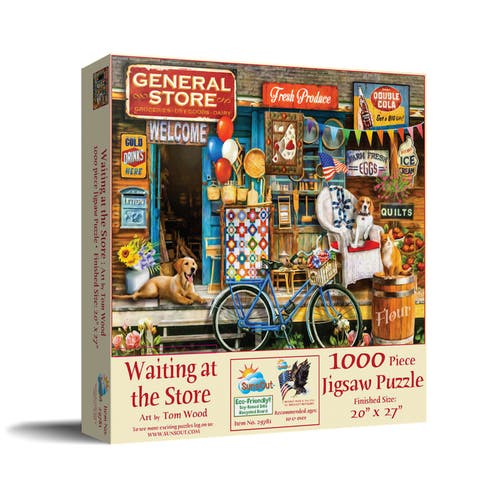 Waiting at the Store 1000 piece Jigsaw Puzzle for Adults