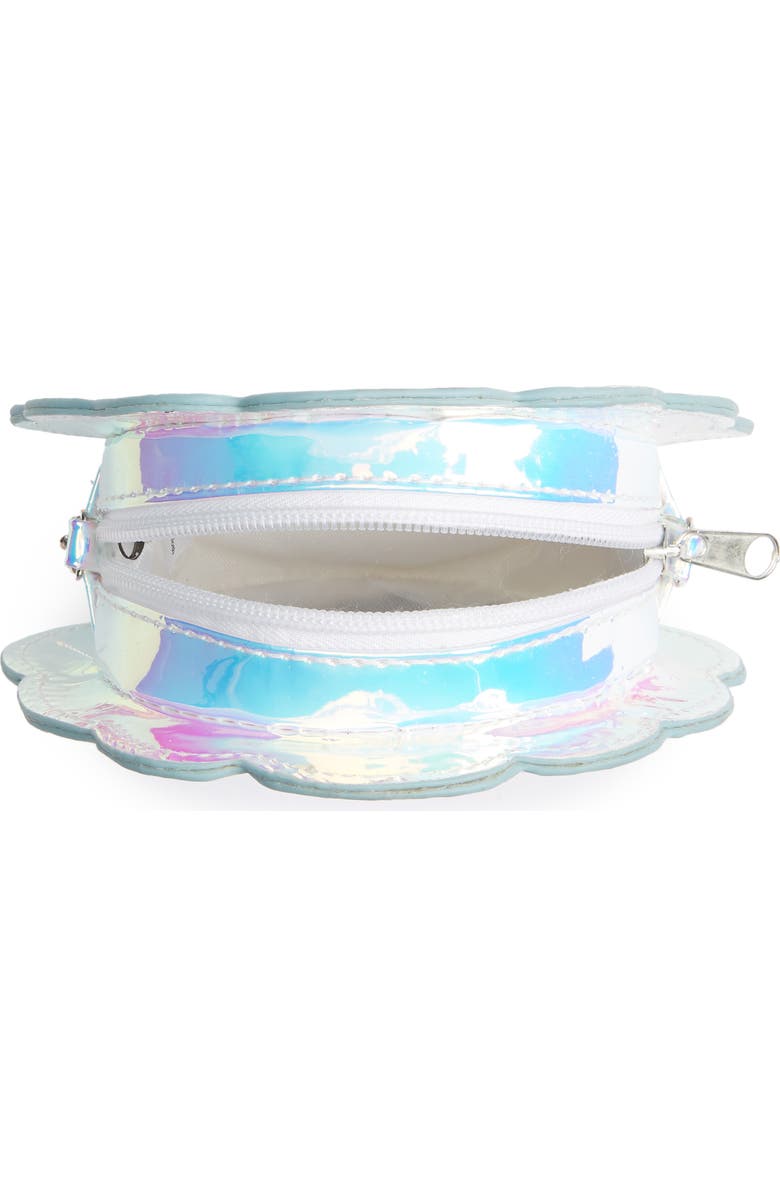 Capelli New York Iridescent Seashell Shoulder Bag, Alternate, color,