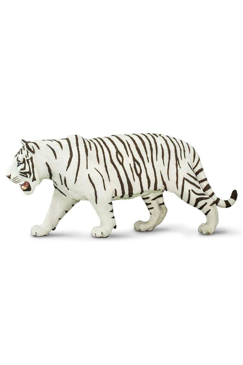 White Siberian Tiger Toy, Main, color, No Color
