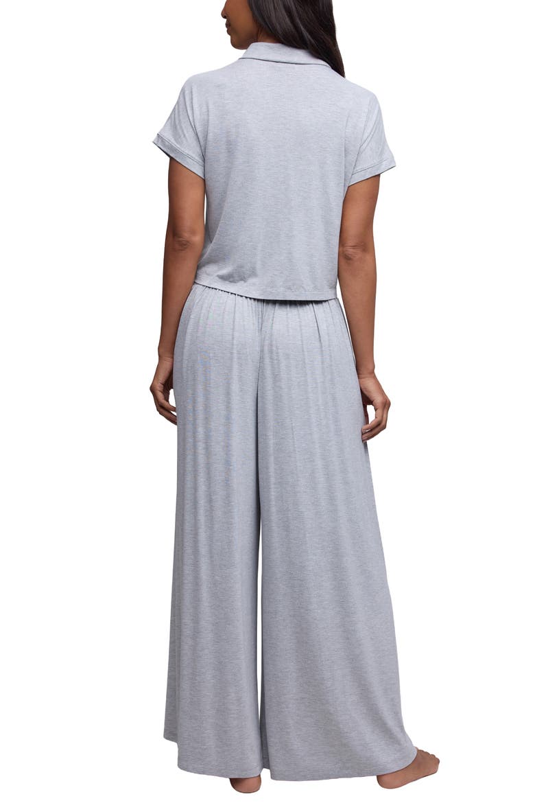 Soft Jersey Pajamas, Alternate, color, DARK HE GRAY