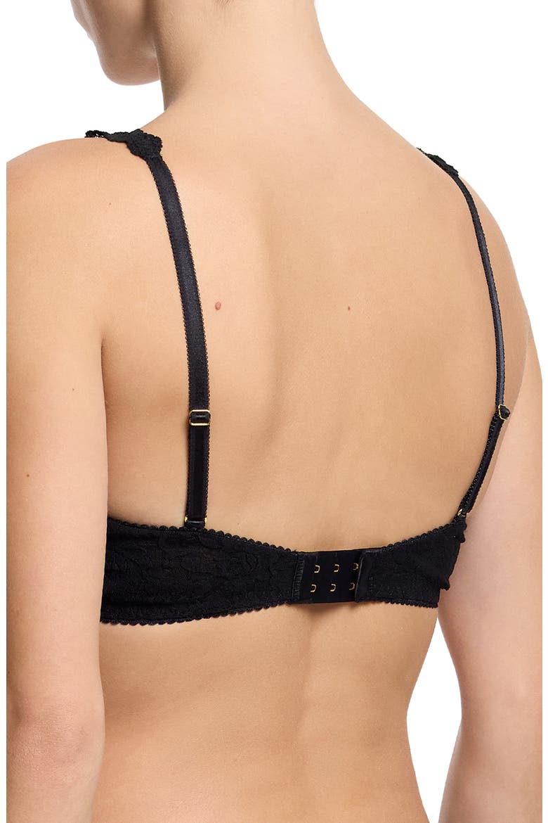 Apex Signature Lace Underwire Bra, Alternate, color, BLACK