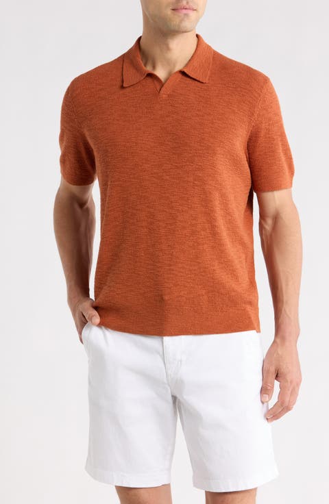 Santa Cruz Johnny Collar Slub Cotton Blend Polo