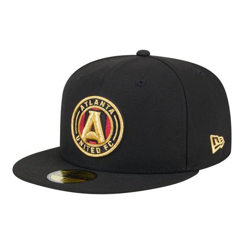 Men's New Era Black Atlanta United FC Kickoff 59FIFTY Fitted Hat
