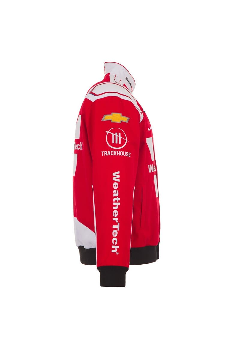 Men's JH Design Red Shane van Gisbergen WeatherTech Full-Snap Twill Uniform Jacket, Alternate, color, Red