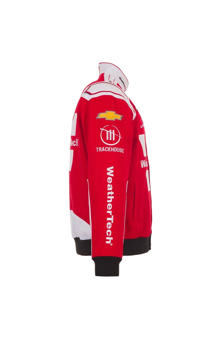 JH DESIGN Men
s JH Design Red Shane van Gisbergen WeatherTech Full-Snap Twill Uniform Jacket, Alternate, color, Red