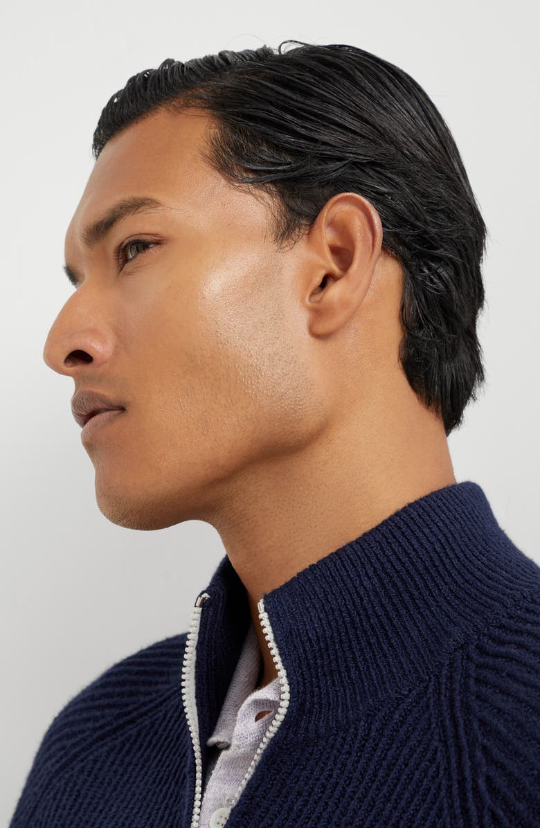 Brunello Cucinelli Zip-front cardigan, Alternate, color, 