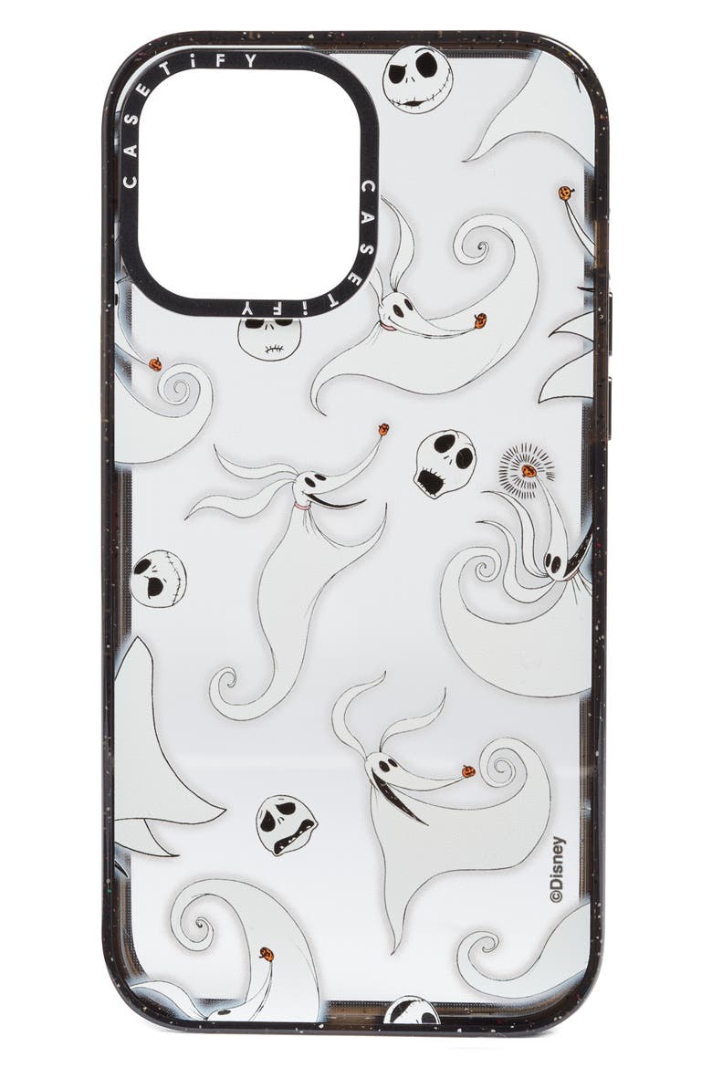 x Disney The Nightmare Before Christmas Jack & Zero iPhone 13 Pro/13 Pro Max & 14 Plus/14 Pro Max Case, Alternate, color, CLEAR/ GLOSSY BLACK