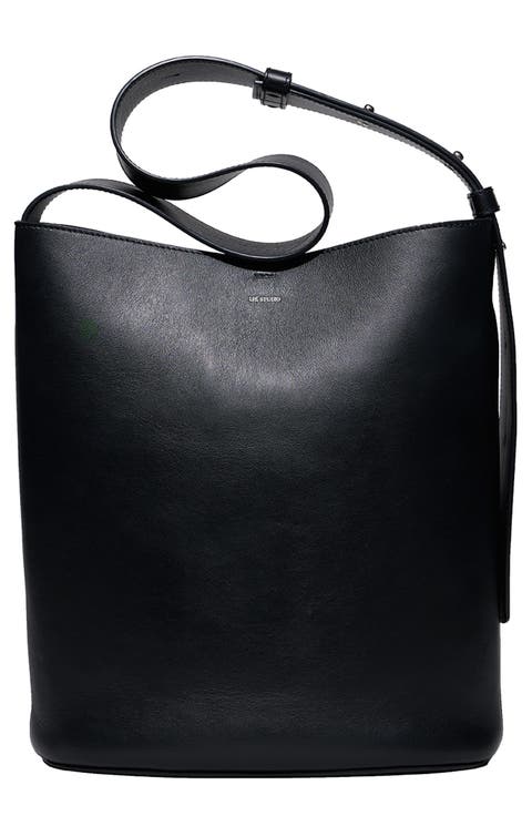 Norma Leather Bucket Tote