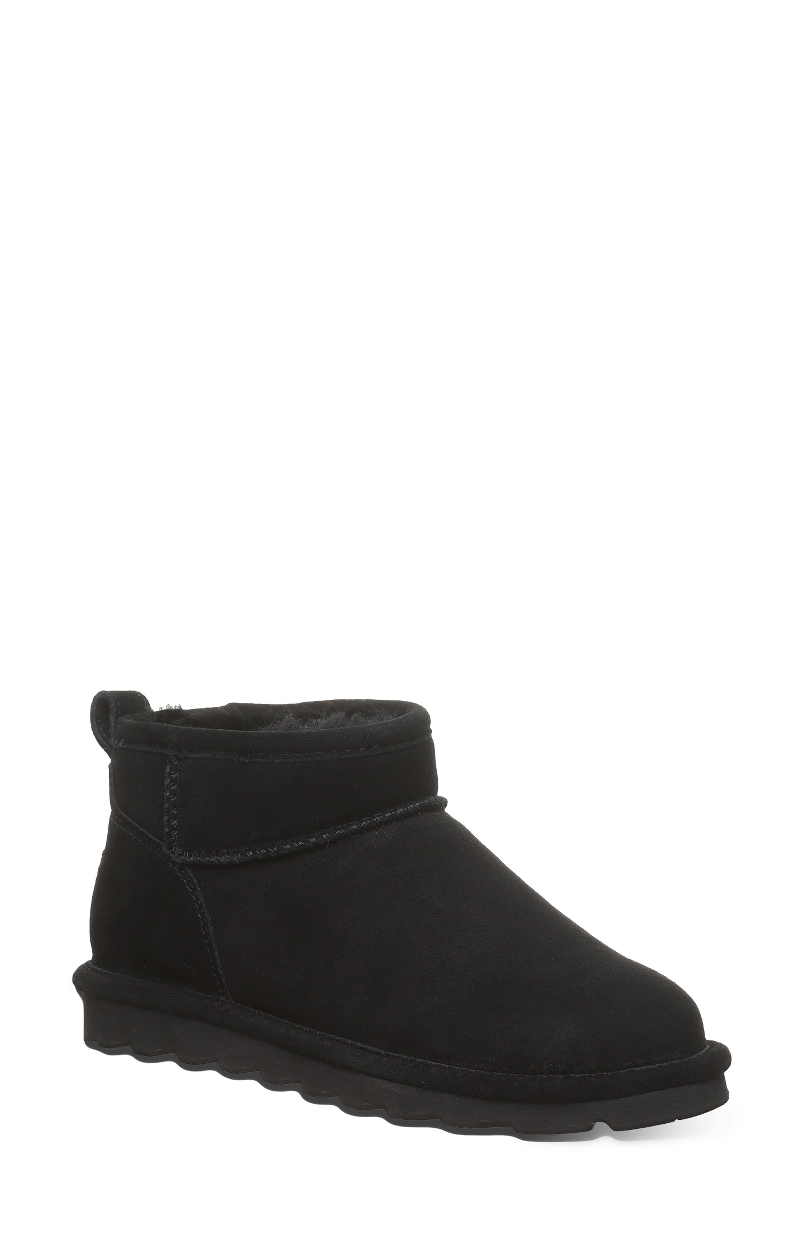 BEARPAW Shorty Genuine Shearling Lined Bootie, Main, color, 