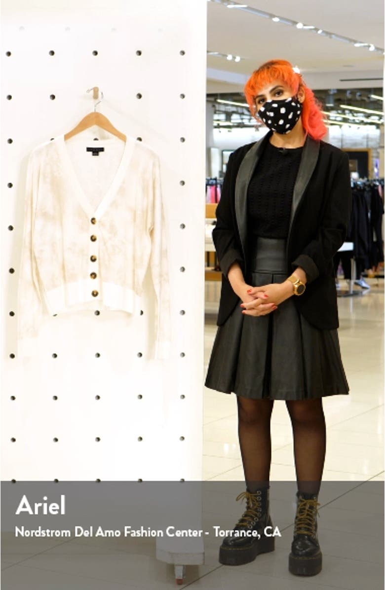 V-Neck Cotton Blend Cardigan, sales video thumbnail