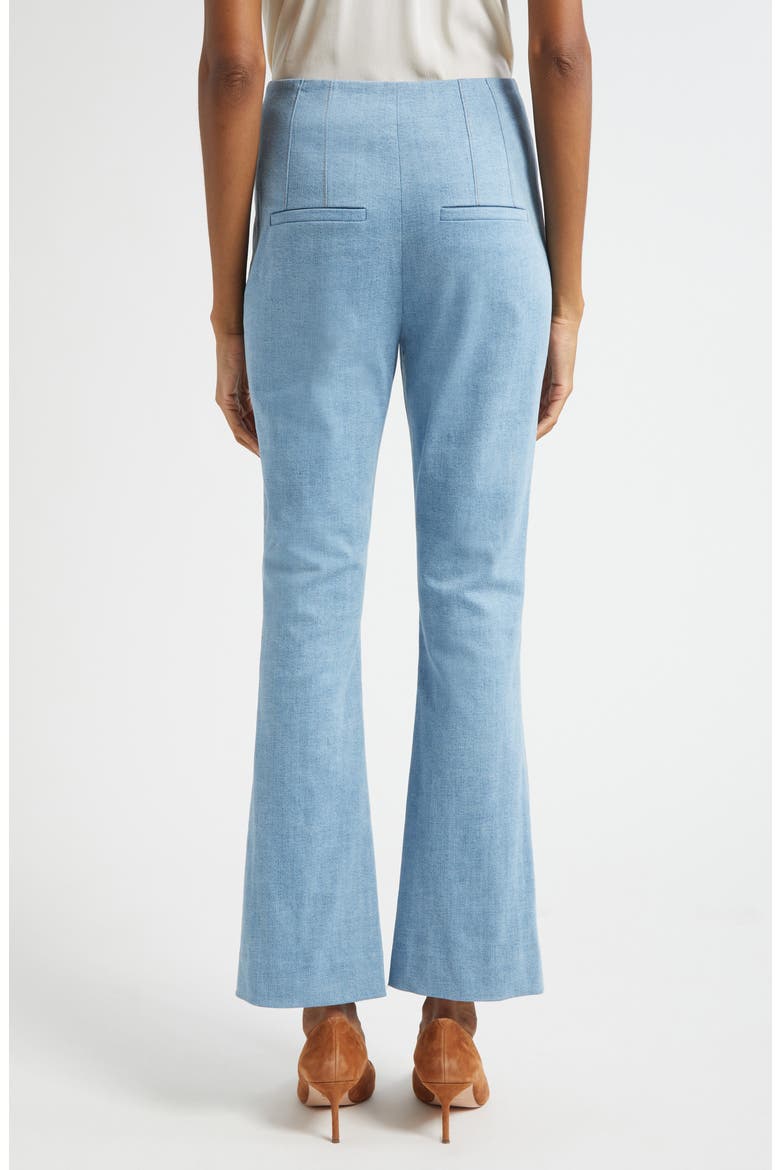 Hawthorne Clean Waist Stretch Cotton Pants, Alternate, color, BLUE MIRAGE