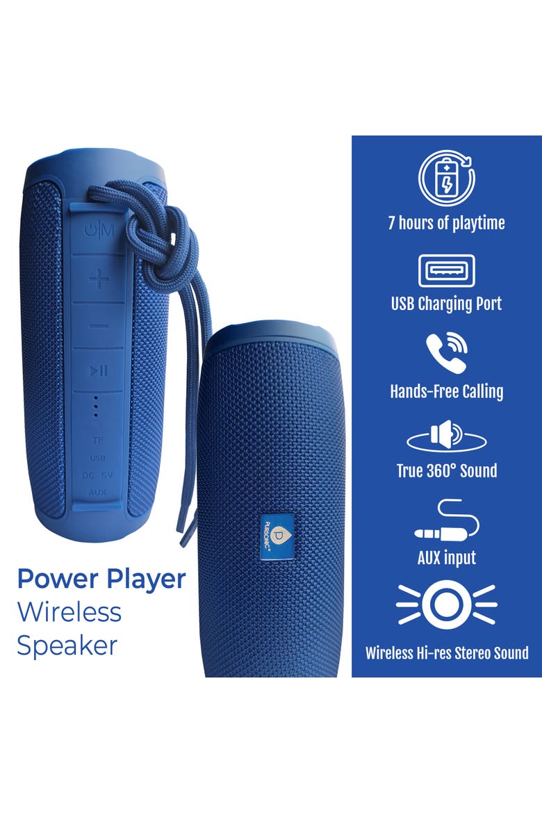 Earbuds, 360° Speaker & Waterproof Speaker, Alternate, color, Blue
