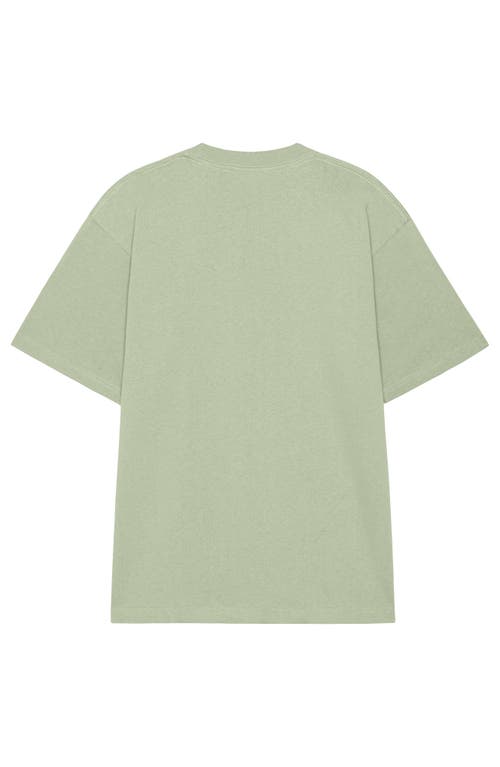 Dalix Mens Lil Matcha Heavy Weight Cotton Tee