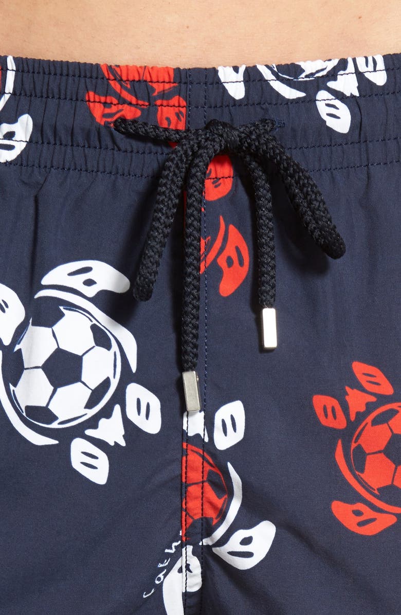 Vilebrequin 'Moorea - Soccer Turtles' Swim Trunks, Alternate, color, 