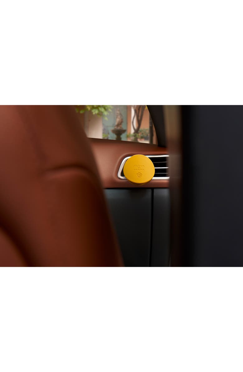 Acqua di Parma Leather Car Diffuser Case, Alternate, color, Yellow Leather