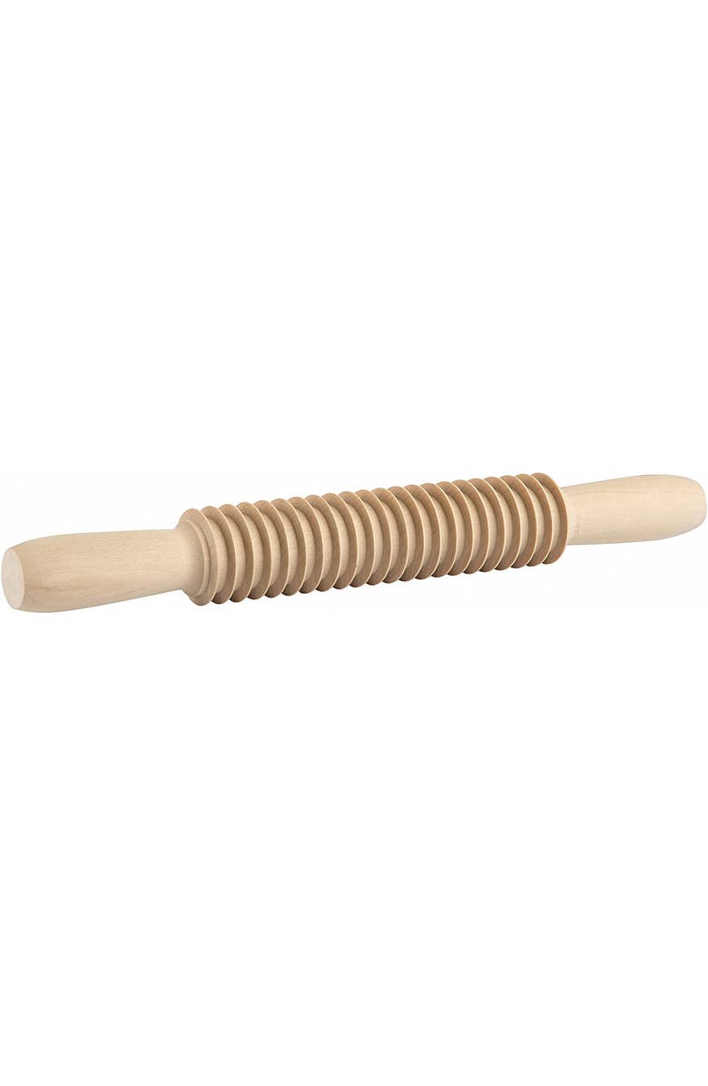 Kuchenprofi Wooden Pasta Cutter, 12-Inch, Fettuccine, Main, color, Beige