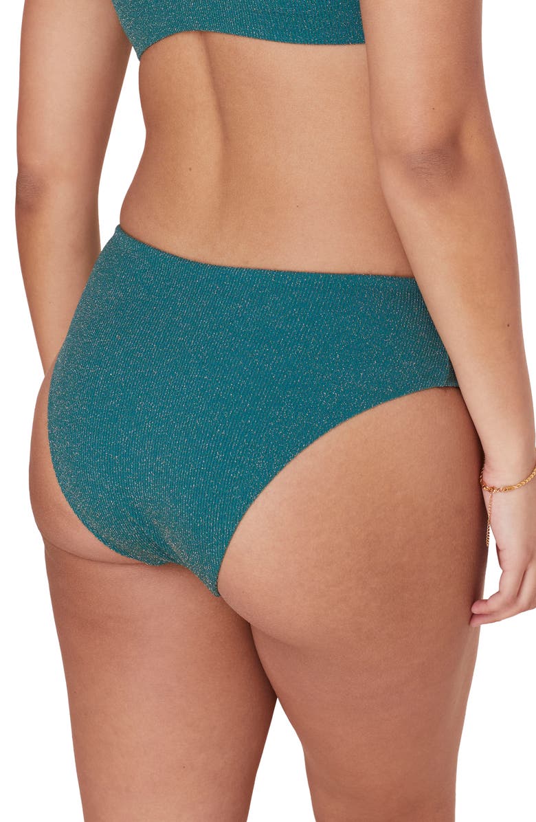 Andie The '90s High Waist Bikini Bottoms, Alternate, color, Ceramic