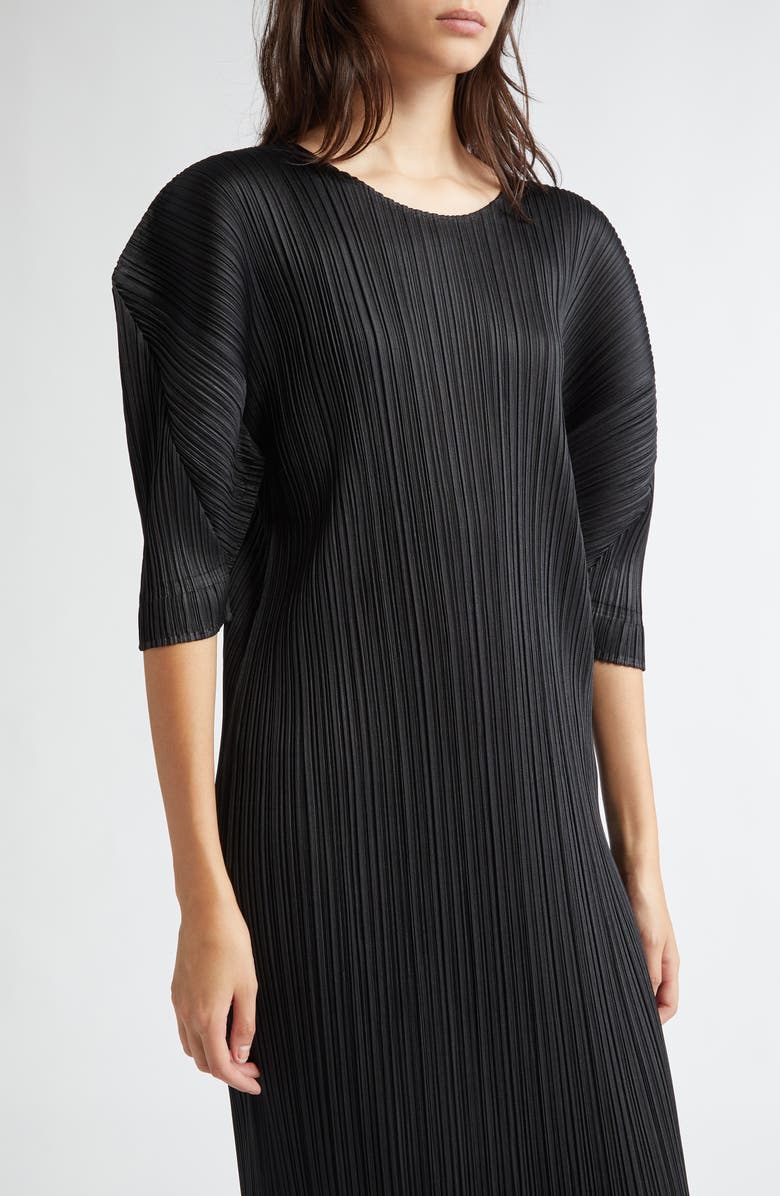 Pleats Please Issey Miyake Monthly Colors July Pleated Midi Dress, Alternate, color, 