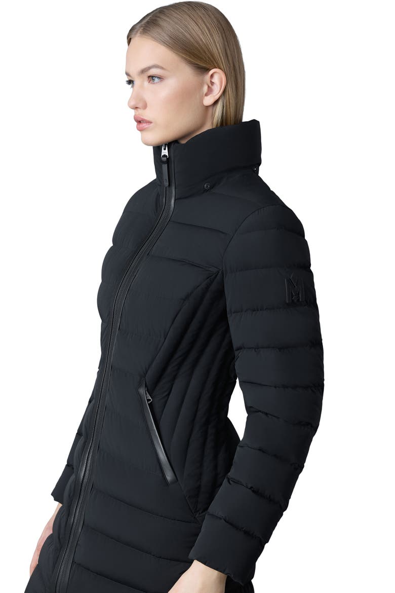 Farren-Z Water Repellent Down & Feather Fill Puffer Coat, Alternate, color, BLACK