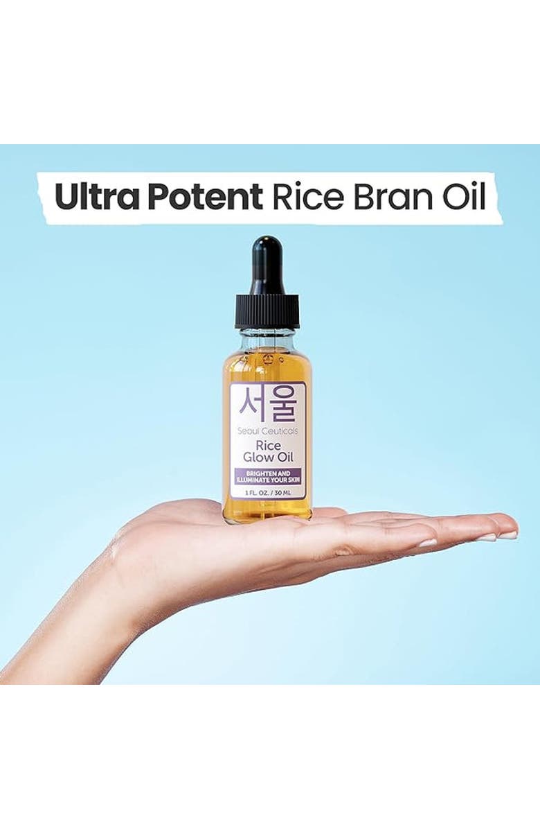 Seoul Ceuticals Korean Skincare Rice Glow Oil, Alternate, color, Clear