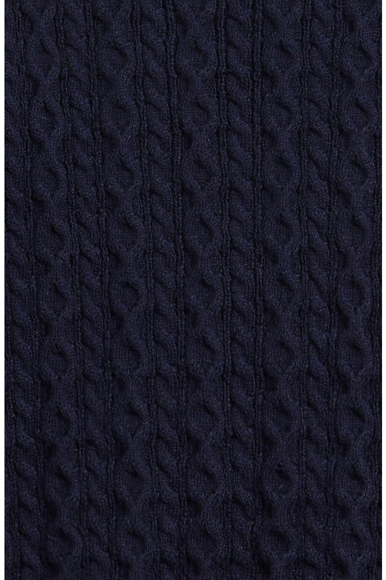 Kids' Bow Cotton & Cashmere Sweater, Alternate, color, BLUE