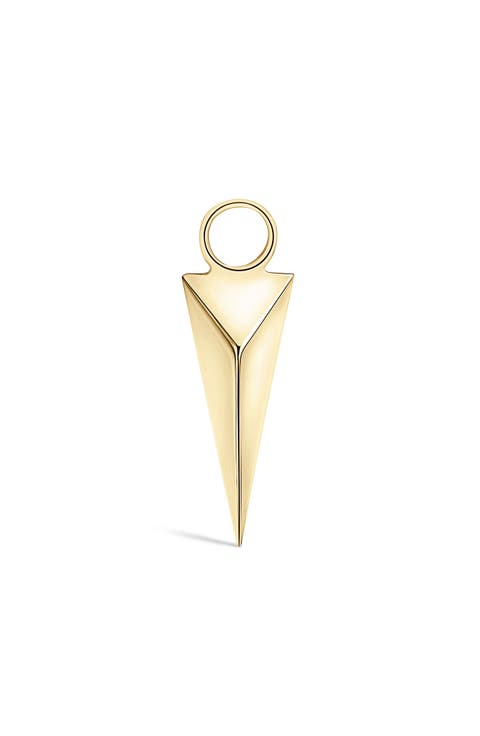 Faceted Long Spike Charm
