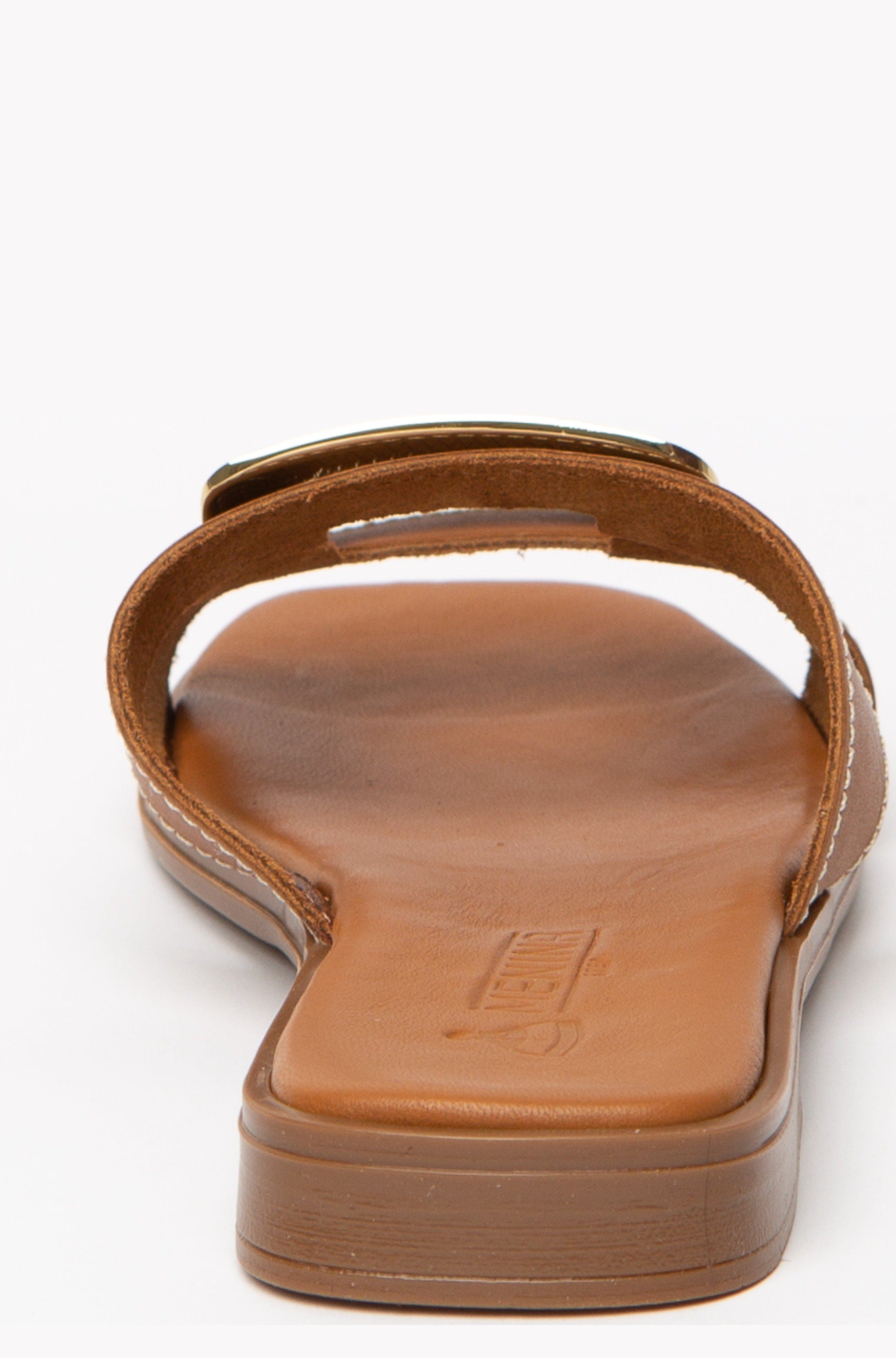 Menina Step Brisa Flat Sandal, Alternate, color, Tan