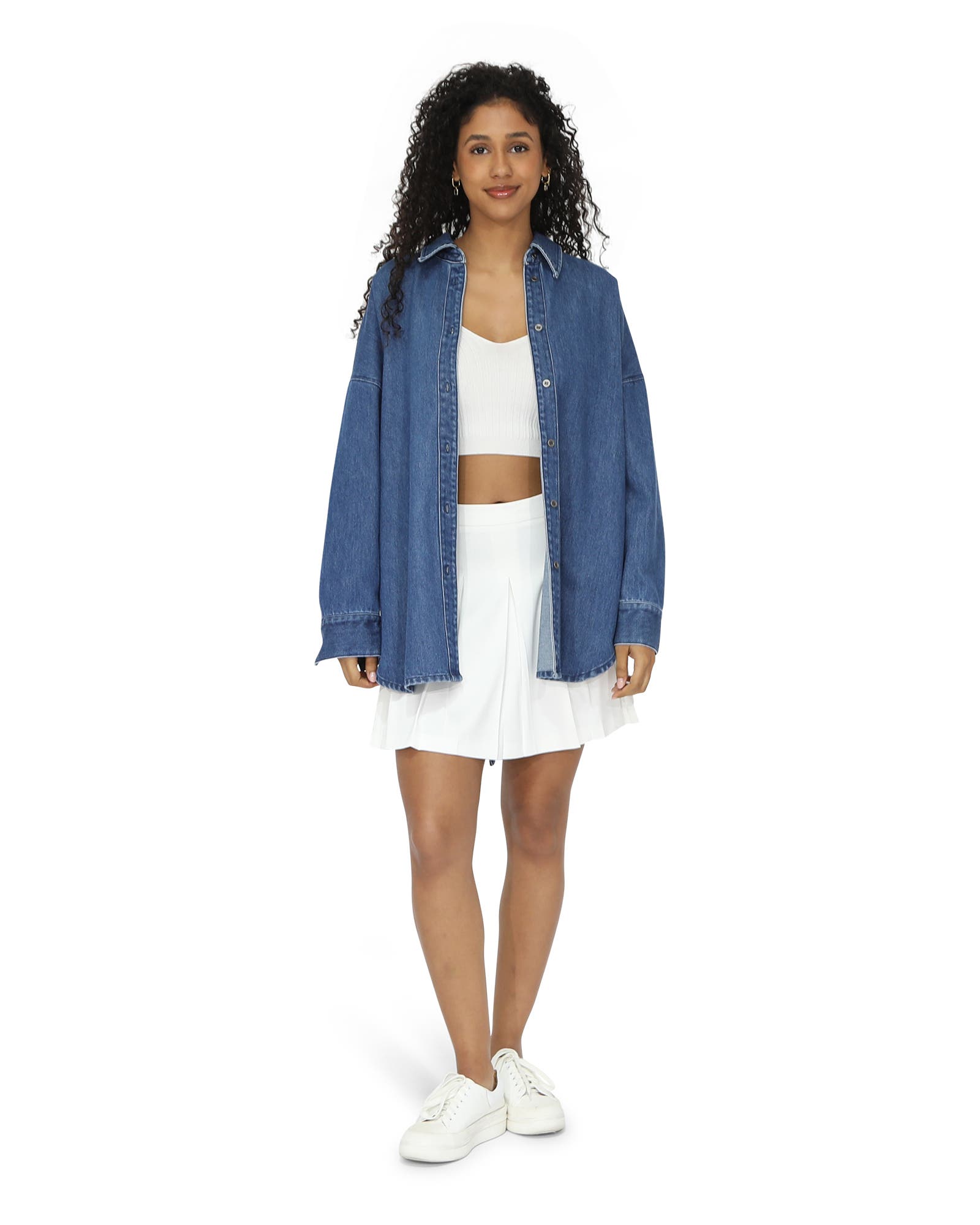 Into Him Oversized Denim Shirt - image 3