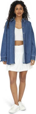 Belle & Bloom Into Him Oversized Denim Shirt