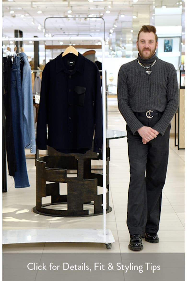 Emmanuel Double Face Wool Overshirt video