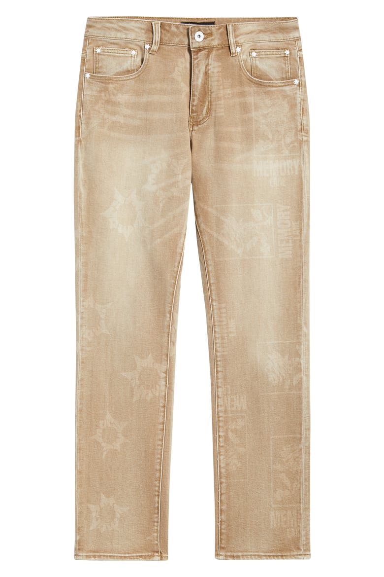 Guns & Roses Straight Leg Jeans, Alternate, color, KHAKI RINSE