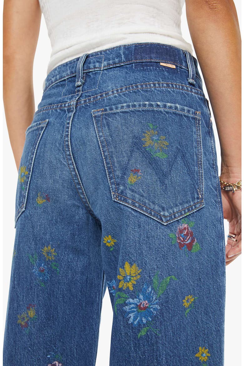 The Rerun Zip Sneak Wide Leg Jeans, Alternate, color, FIELD OF FLOWERS