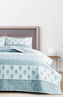 Woven & Weft Floral Print 3-Piece Quilt Set