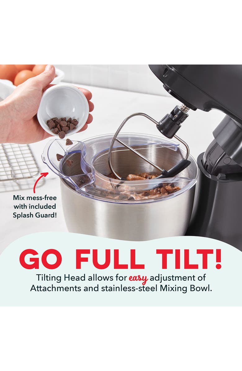 Dash Tilt-Head 3.5-Quart Stand Mixer, Alternate, color, Grey