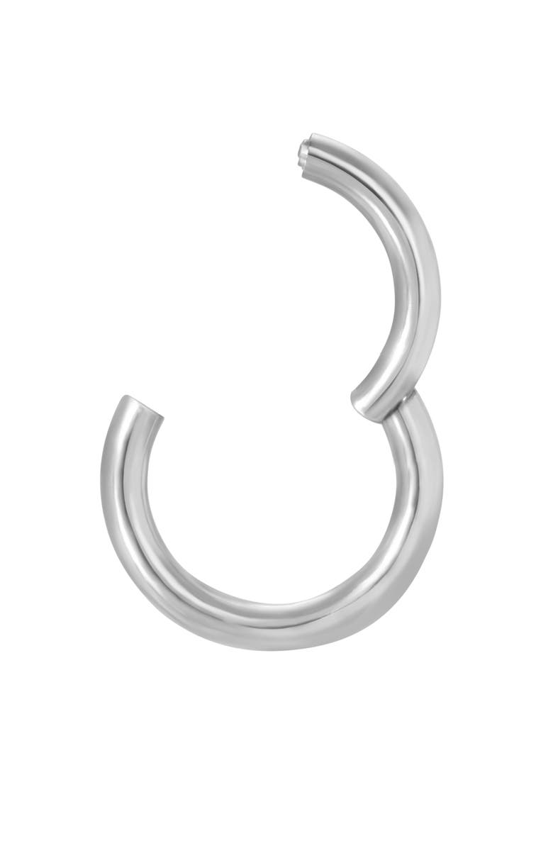 KOZAKH Set of 3 Linkie Charm Rings, 7mm, Alternate, color, Silver