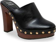 CHASE AND CHLOE Studded Platform Mule